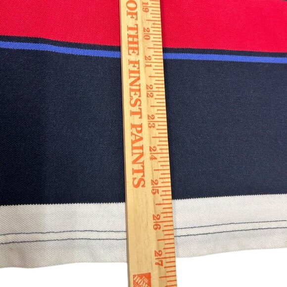 Vintage Bugle Boy Short Sleeve Striped Polo Shirt - Men's Size XL - Picture 6 of 8